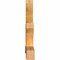 Ekena Millwork Alberta Rough Sawn Timber Gable Bracket, Western Red Cedar, 96"W x 48"H x 6"D x 6"F, 12/12 Pitch GBW096X48X0606ALB00RWR - alternate 2